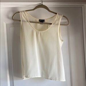 Sleeveless sheer top